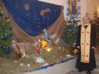 Привітання настоятеля Луцького монастиря на Різдво ГНІХ 2010 року